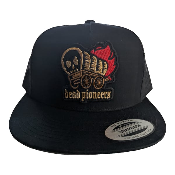 Burning Wagon Trucker Hat image