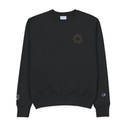 Jaaye - Sun Embroidered Champion Crewneck Sweatshirt