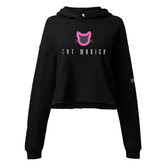 LIMITED CAT MAGICK CROP HOODIE