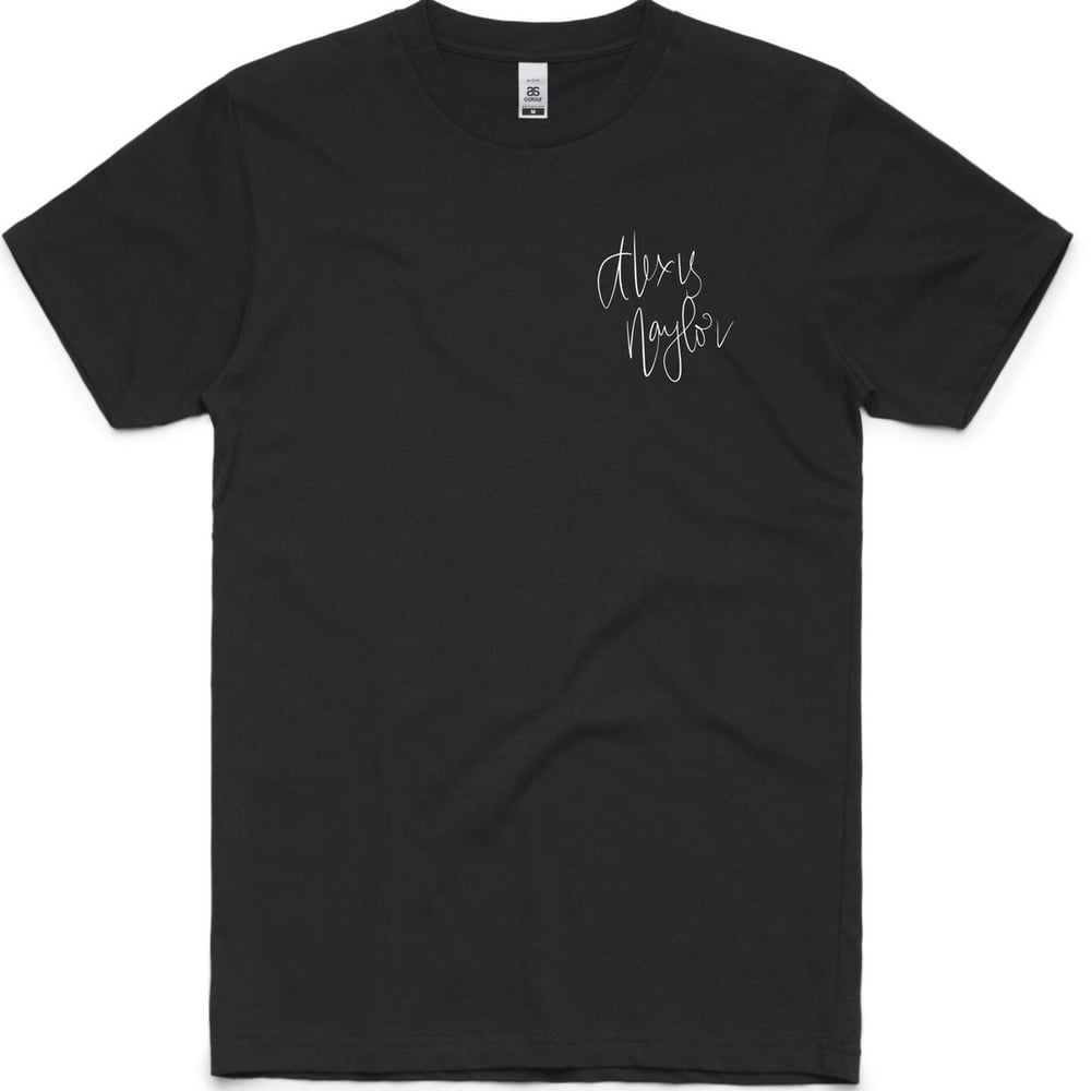 Sophia Emily Art Designed Black T-Shirt