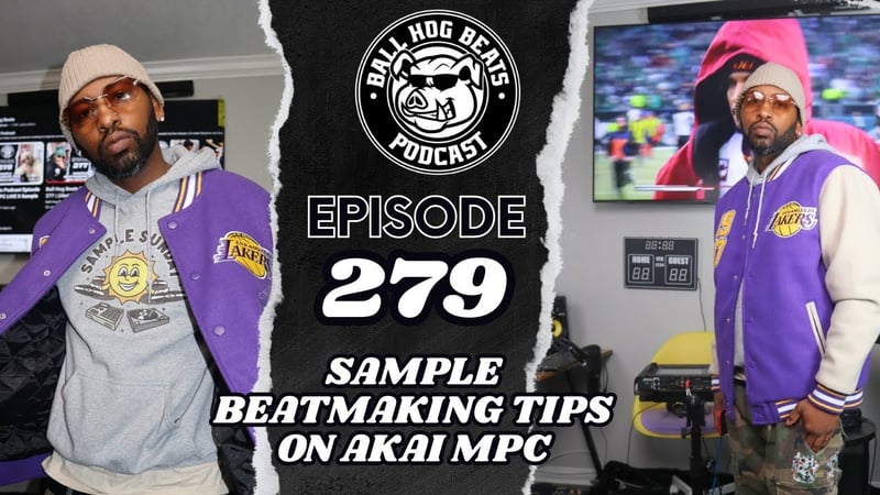 Ball Hog Beats Podcast Episode 279 | (Akai MPC LIVE II Sample Beat Making)