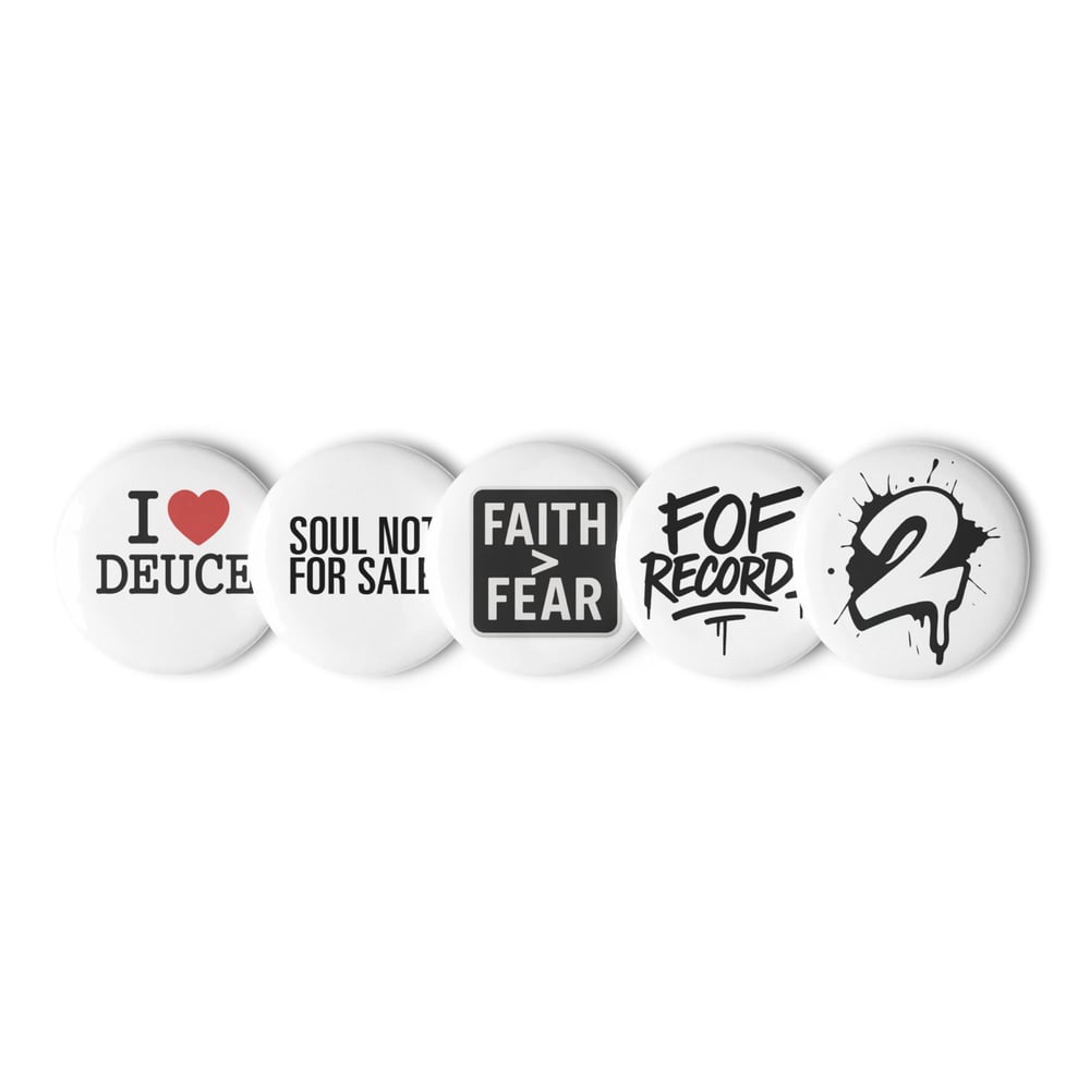 FOF Records Collector Pins – Limited Set (5-Pack)