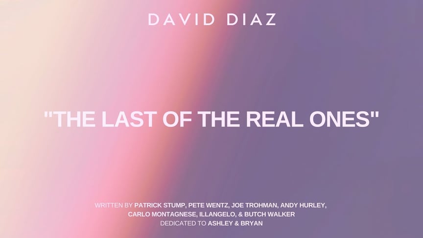 David Diaz - The Last of the Real Ones (Audio)