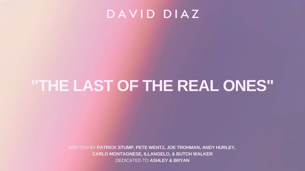 David Diaz - The Last of the Real Ones (Audio)