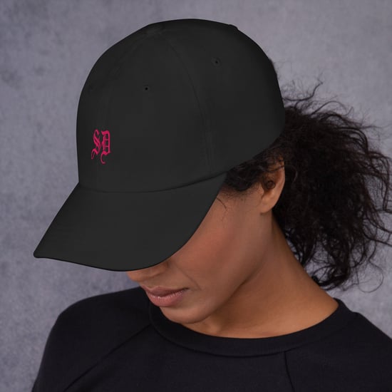 SD Logo Pink Stitch ( Adjustable strap with antique buckle)
