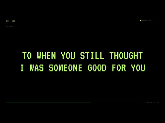 CTRL+Z - Couvo (lyric vid)