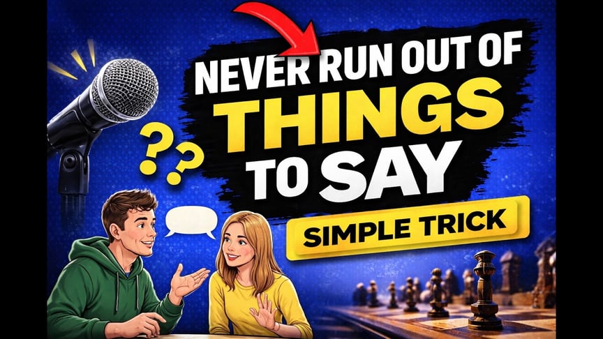 The SIMPLE Trick to Never Run Out of Things to Say | What I Learned from Diary of a CEO