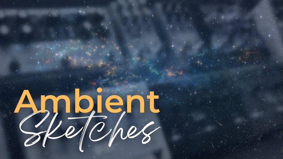 Ambient Sketch # 13 - Ambient Guitar  Improvisation | Space soundscape for relaxation and escape