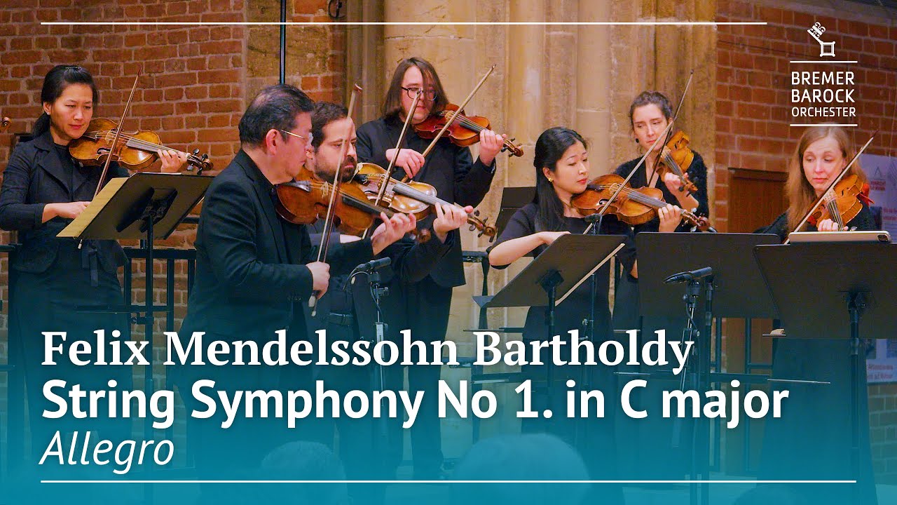 Felix Mendelssohn Bartholdy: String Symphony No. 1 in C major, I. Allegro