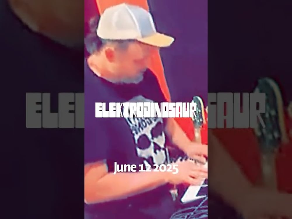 New Song Live! “Untouchable” Vertical edit. #newsong #music #dinosaur #guitar #live