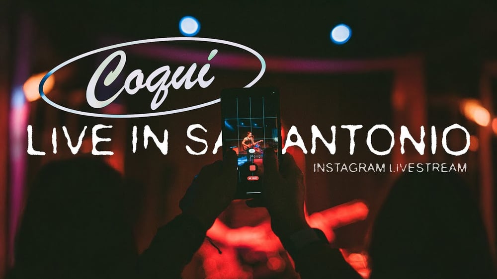 Coquí performs live in San Antonio, Texas (IG LIVESTREAM)