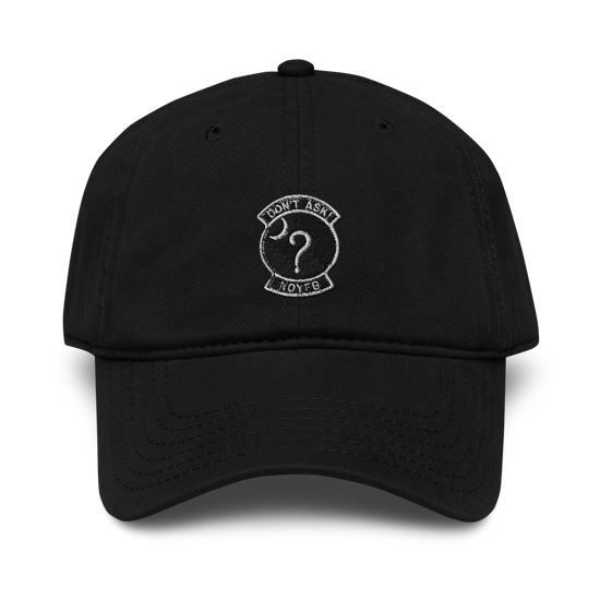 Don't Ask Garment washed baseball cap