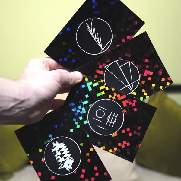 Black Feathers Postcards 'Limited Edition' image