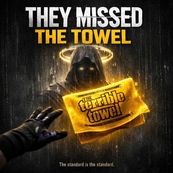 THEY MISSED THE TOWEL (Steelers Nation)