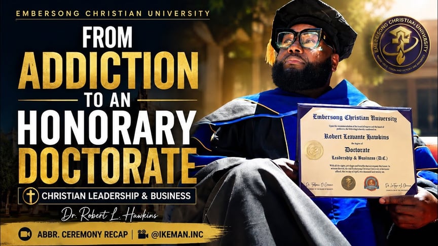 From Addiction to Honorary Doctorate | Christian Leadership & Business  @RobertHawkinsTV