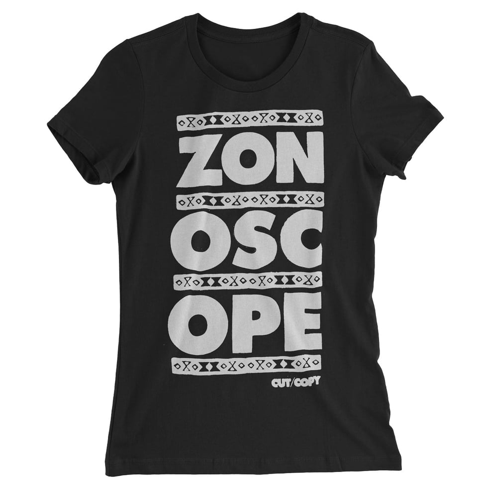 Cut Copy - ZON-OSC-OPE 90s Baby Tee (Black)