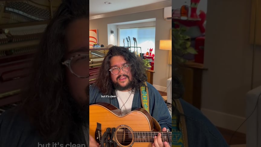 cherry wine by @hozier but i put a medieval torture device on my guitar #shorts #hozier