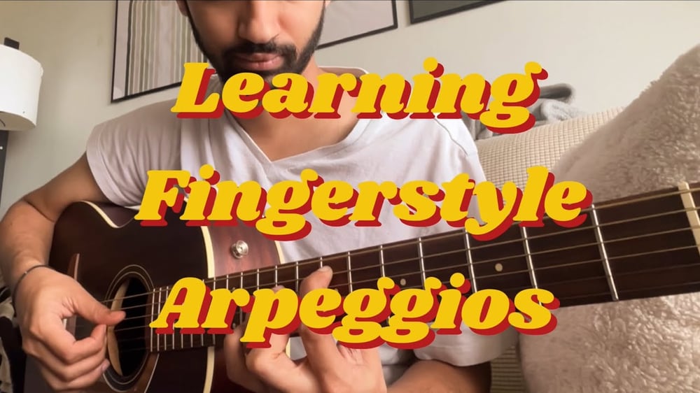 Episode 1: Beginner Fingerstyle Arpeggios: Follow Along with Tabs on Screen