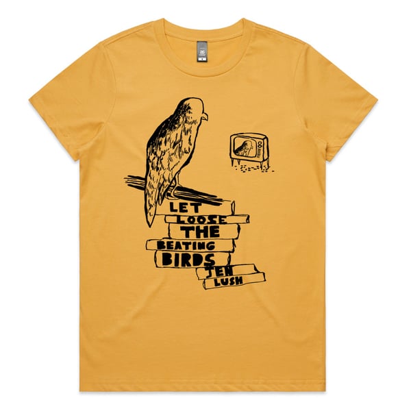 TV Bird Watching T-shirt - (fitted style - women) image
