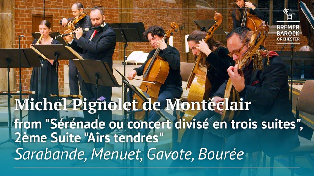 M. P. Montéclair: from "Sérénade ou concert divisé en trois suites", Dances