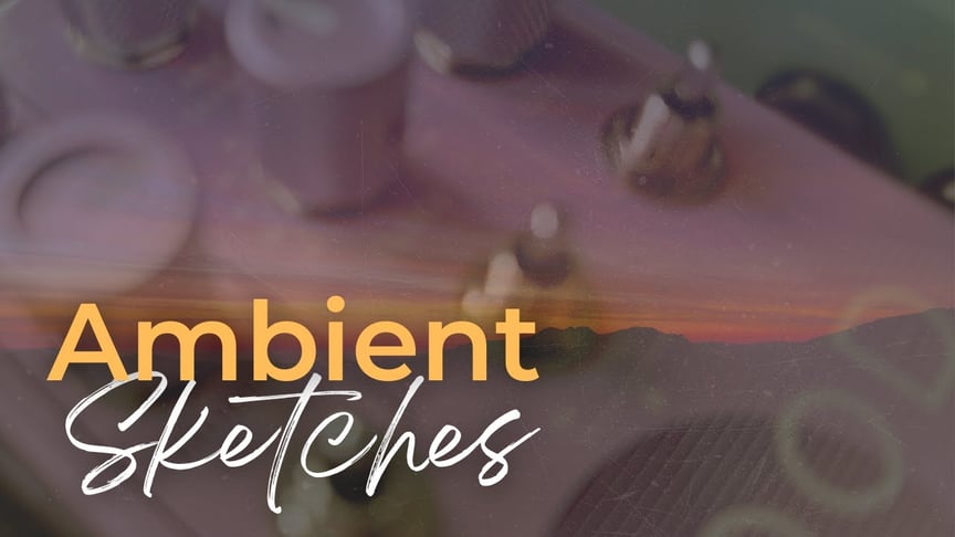 Ambient Sketches #9 - Improvised Ambient Guitar with Chase Bliss Mode and Nux Dual Loop Stereo