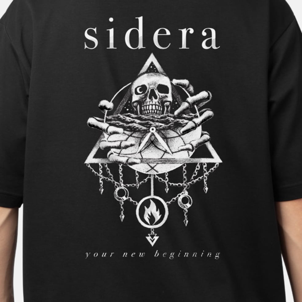 Sidera - Gone T-shirt - Comfort Colors Black