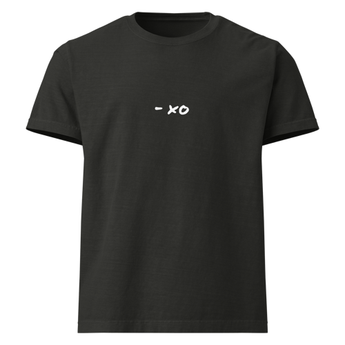 - XO LOGO (back print) oversized tee