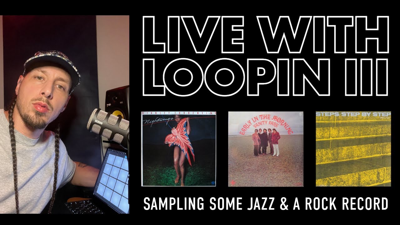 Live with Loopin III: we found some 70s jazz and a rock record to sample