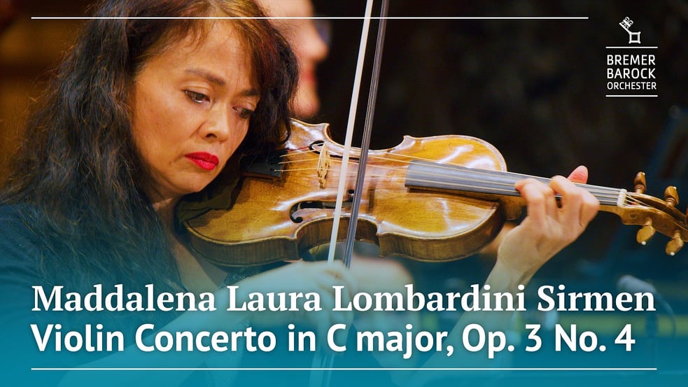 Maddalena Laura Lombardini Sirmen: Violin Concerto in C major, Op. 3 No. 4
