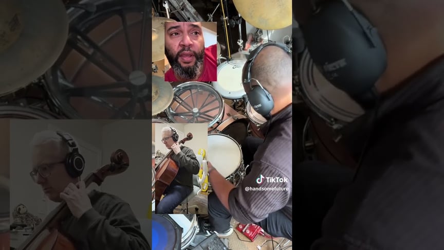 Renee Nicole Good poem with abstract drums and cello