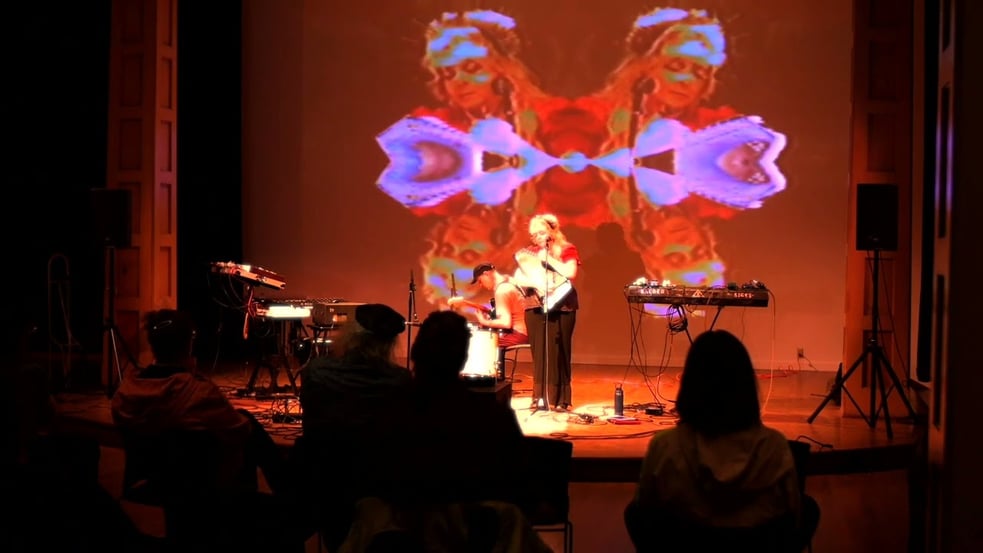 Kelli Frances Corrado performing What Direction is Heaven on Earth at the Grimmys 2022