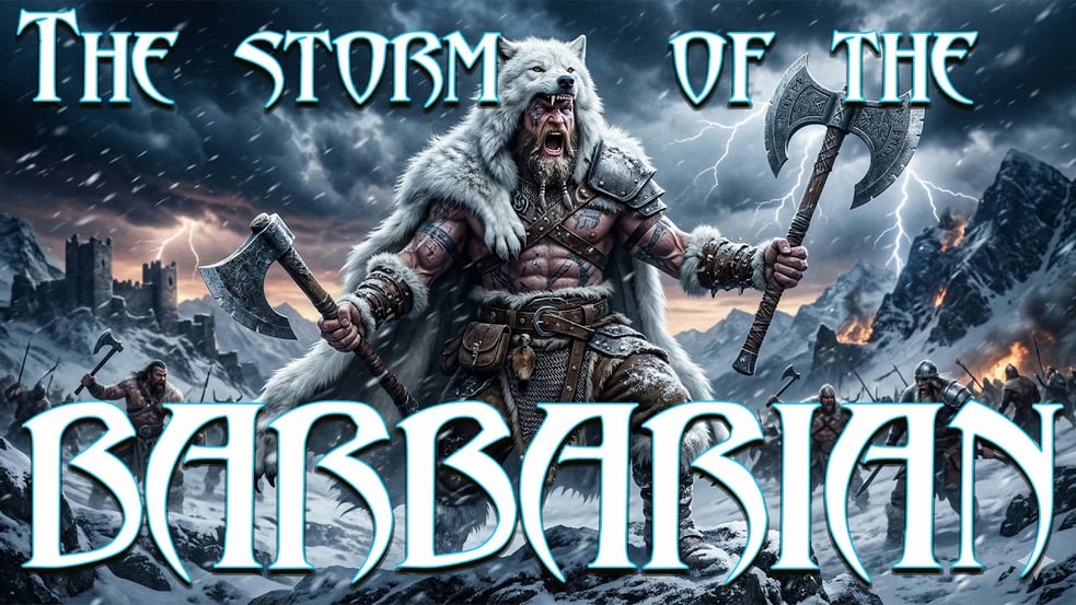 The Storm of the Barbarian ⚔️🔥 | World of Echo Craft (Official Visualizer) | Echo Craft