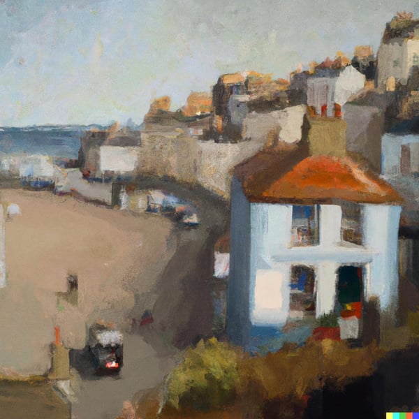 Clouds, Rain, River, Ocean image