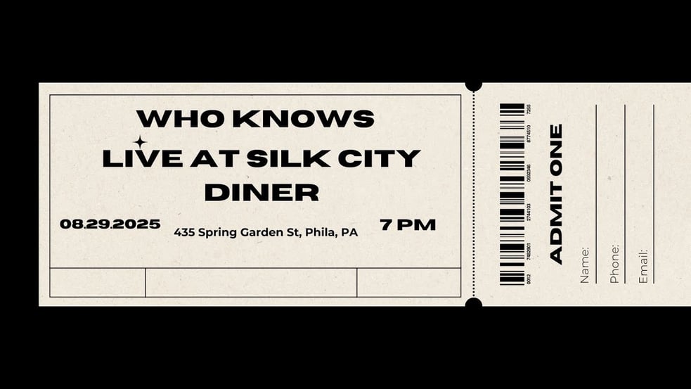 Who Knows EP Release Show - LIVE at Silk City Diner - Full Set