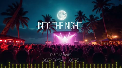 Into the Night 🌙 Deep Tribal House 2025 | DJ Galanis