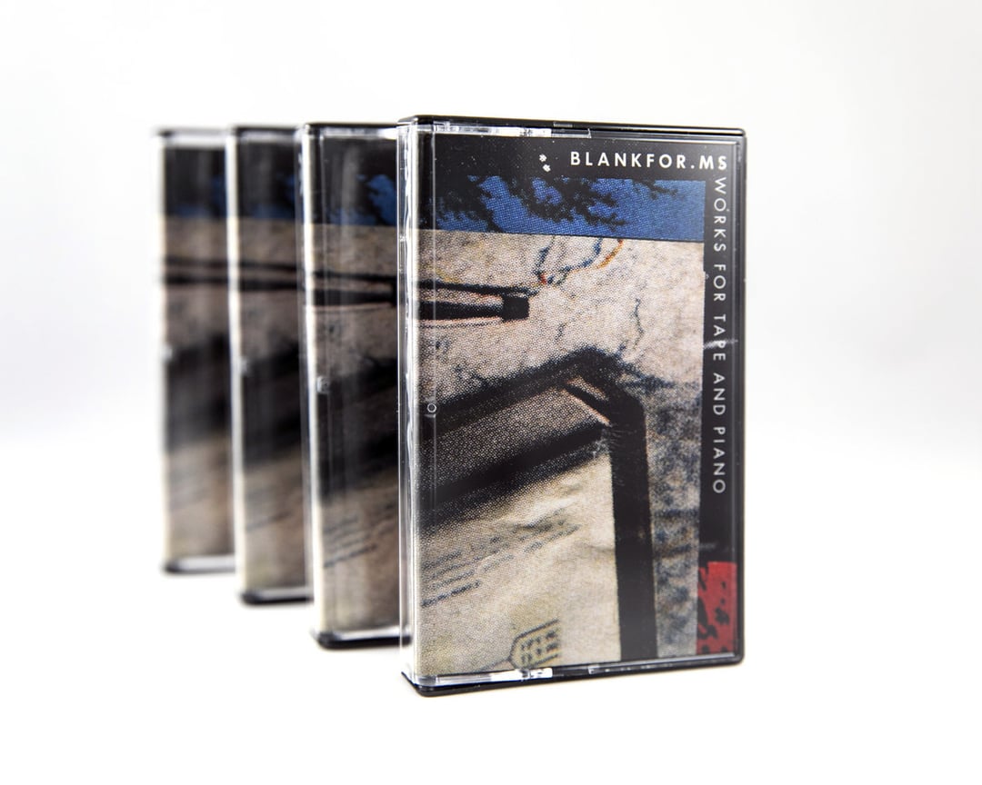 Works for Tape and Piano - Reserve Stock (Last 15 Cassettes) - Mixed Blue and Black image
