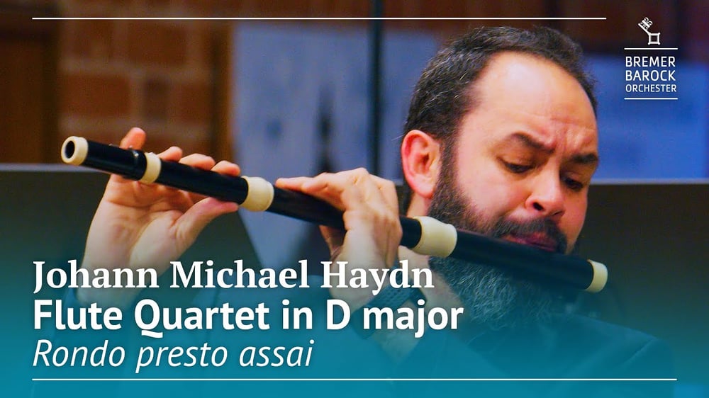 Johann Michael Haydn: Flute Quartet in D major, P 117, Rondo presto assai
