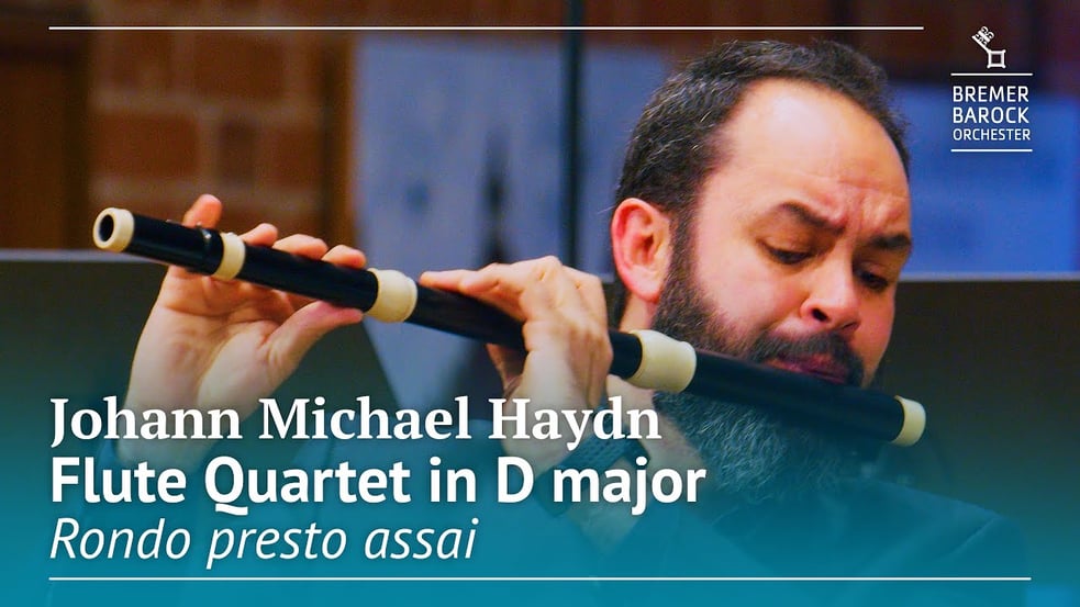 Johann Michael Haydn: Flute Quartet in D major, P 117, Rondo presto assai