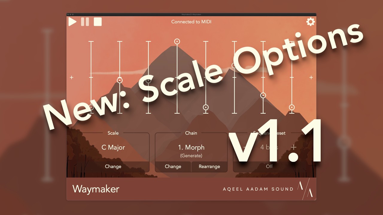 Beyond Diatonic: Waymaker's new Scale system (v1.1 Update)