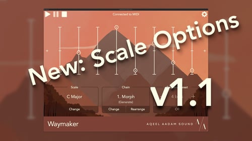 Beyond Diatonic: Waymaker's new Scale system (v1.1 Update)