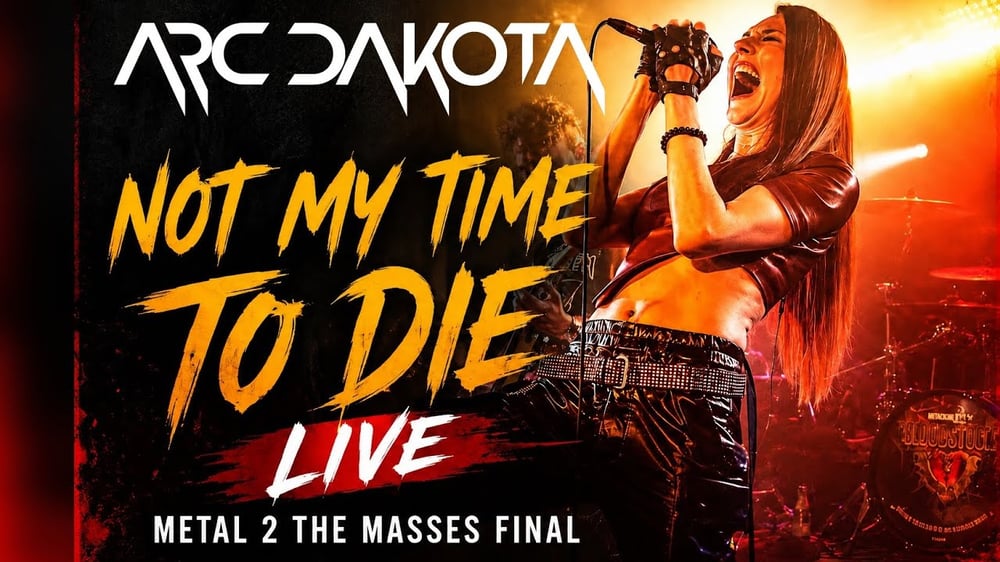 Arc Dakota - NOT MY TIME TO DIE Live | Belfast Metal 2 The Masses Final | Heavy Rock / Alt Metal