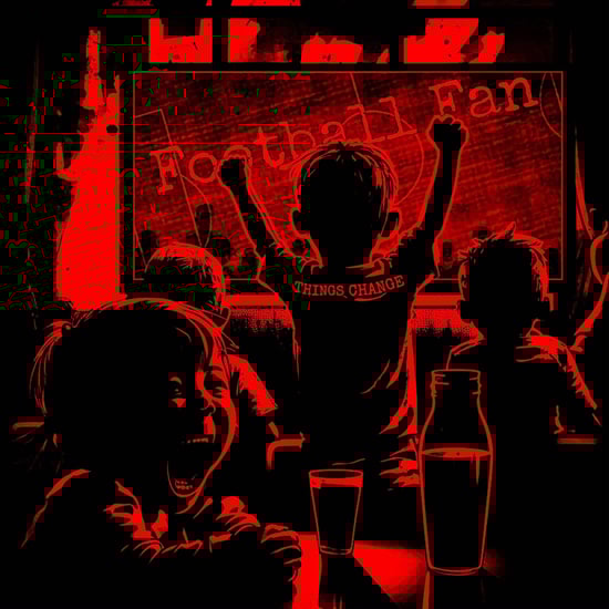 Football Fan (Schwarz-Rot Edition)