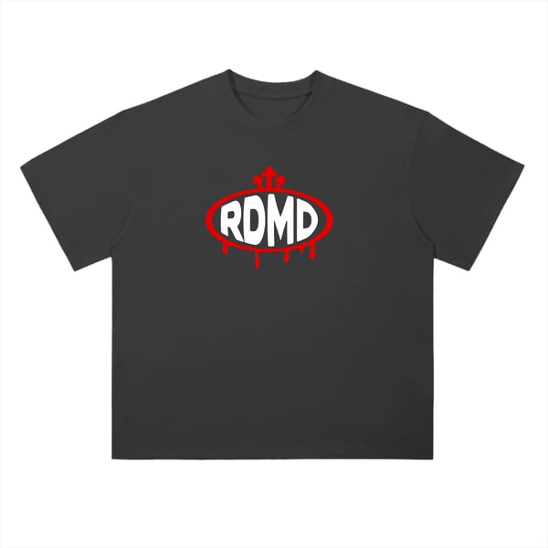 RDMD "His Blood" Plain Black T image