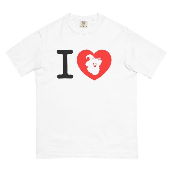 I LOVE SICK Unisex garment-dyed heavyweight t-shirt