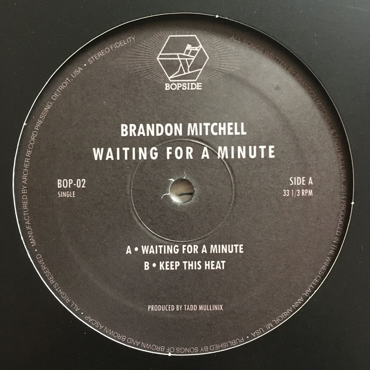 Waiting For A Minute 12" Vinyl Single