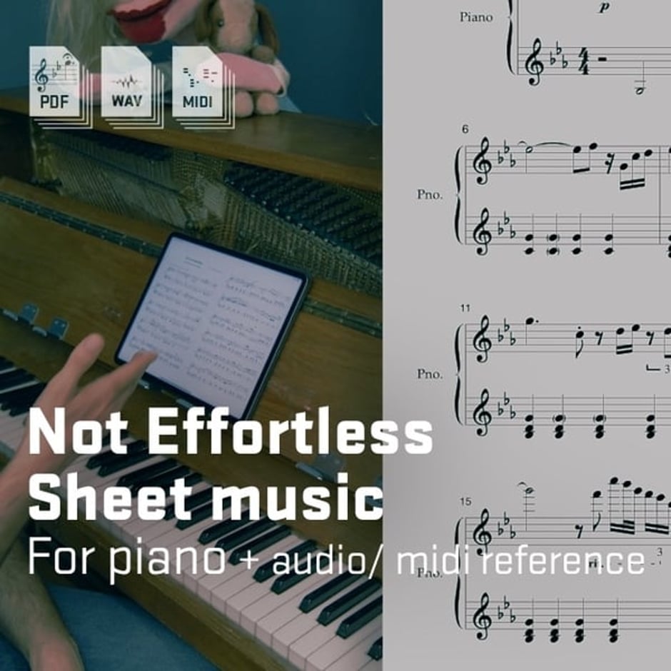 This Is Not Effortless - Sheet Music