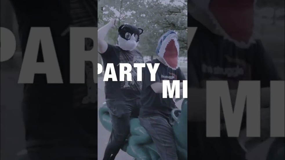 Cat & Shark's Wild Dunk It Tutorial: Body Workout! #shorts