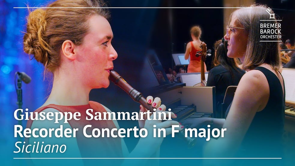 Giuseppe Sammartini: Recorder Concerto in F major, Siciliano