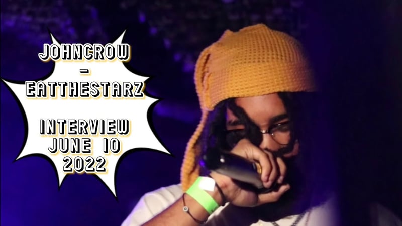 JOHN CROW/EATTHESTARZ INTERVIEW @UPSIDEDOWNW0RLD CONCERT !!