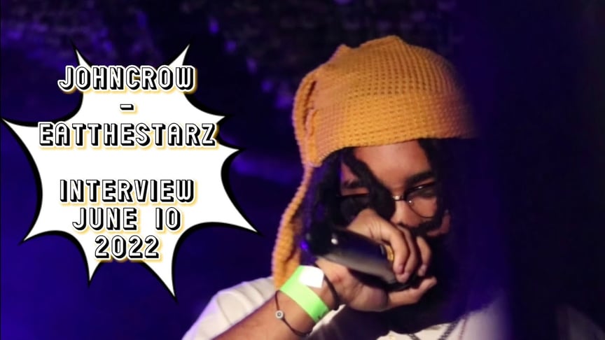 JOHN CROW/EATTHESTARZ INTERVIEW @UPSIDEDOWNW0RLD CONCERT !!